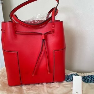 Tory Burch Block-T Drawstring Tote